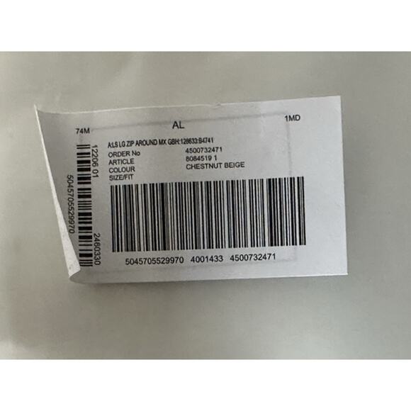 Burberry Large Zip Around House Check Wallet Chestnut Beige 8084519 NWT $630 - Picture 13 of 13